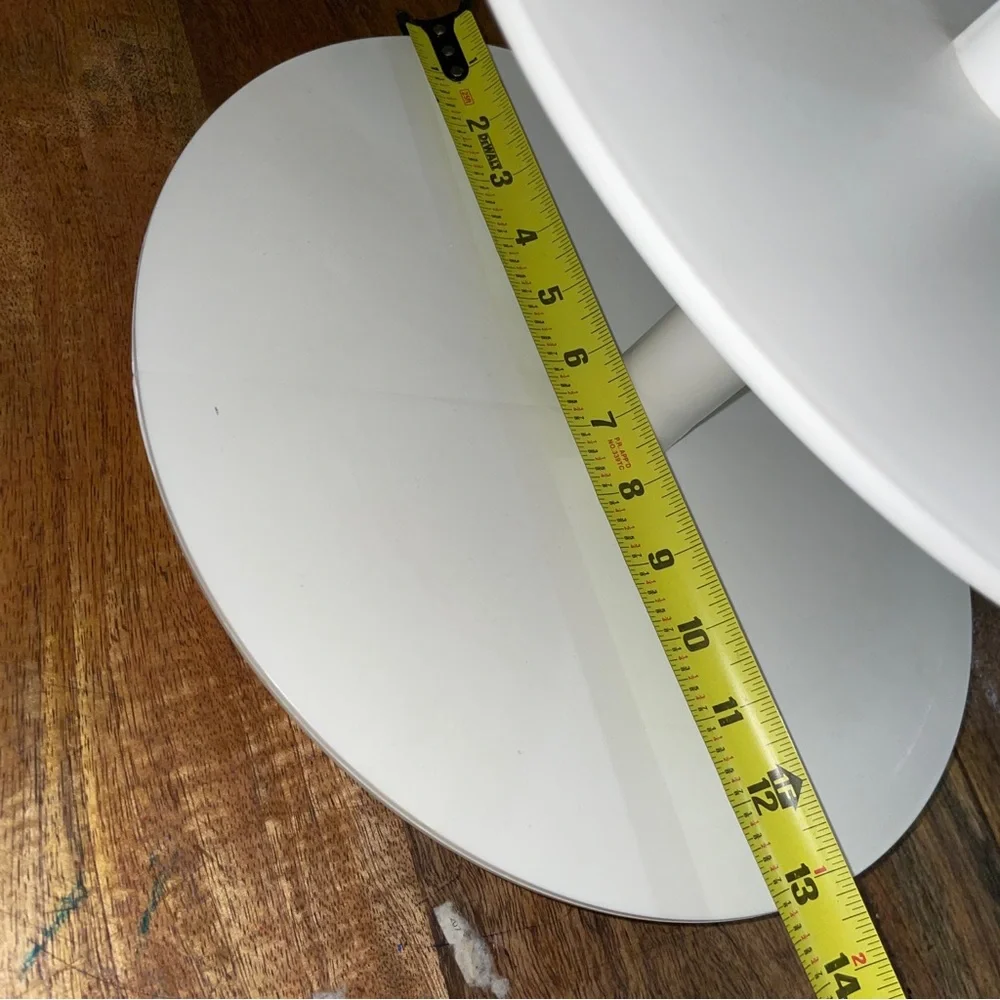 NEW White Three-Tiered Stand Cake Hard Plastic Stand